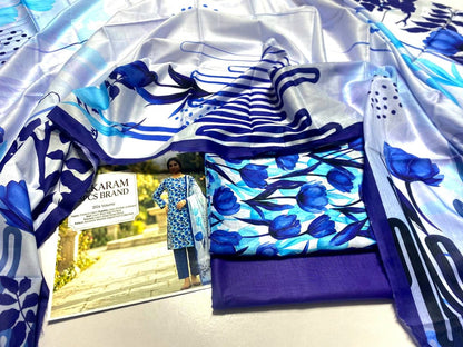 Unstitched Alkaram Lawn 3PC'S